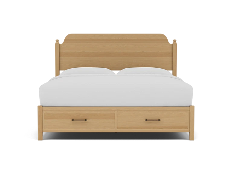 Pure Maple Poster Storage Bed